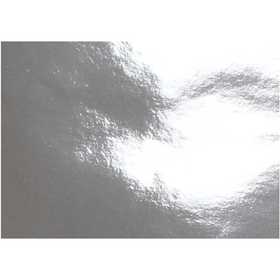 Metallic-Papier, A4, Blatt 210x297 mm, 120 g, Silber, 100 Bl./ 1 Pck [HOB-224711]