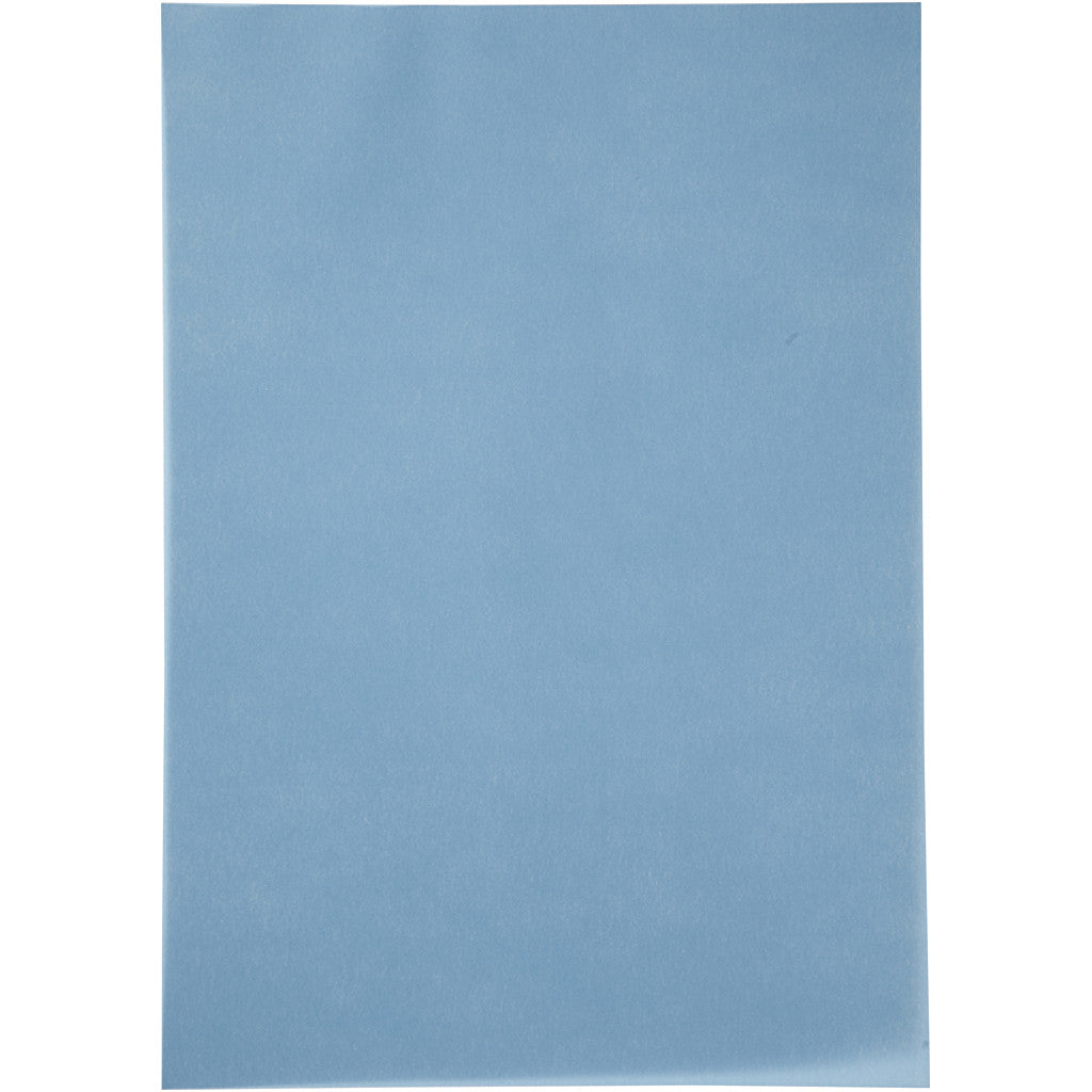 Pergamentpapier, A4, Blatt 210x297 mm, 100 g, Blau, 10 Bl./ 1 Pck [HOB-224814]