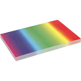 Regenbogen-Papier, A4, Blatt 210x297 mm, 180 g, 100 Bl./ 1 Pck [HOB-22983]