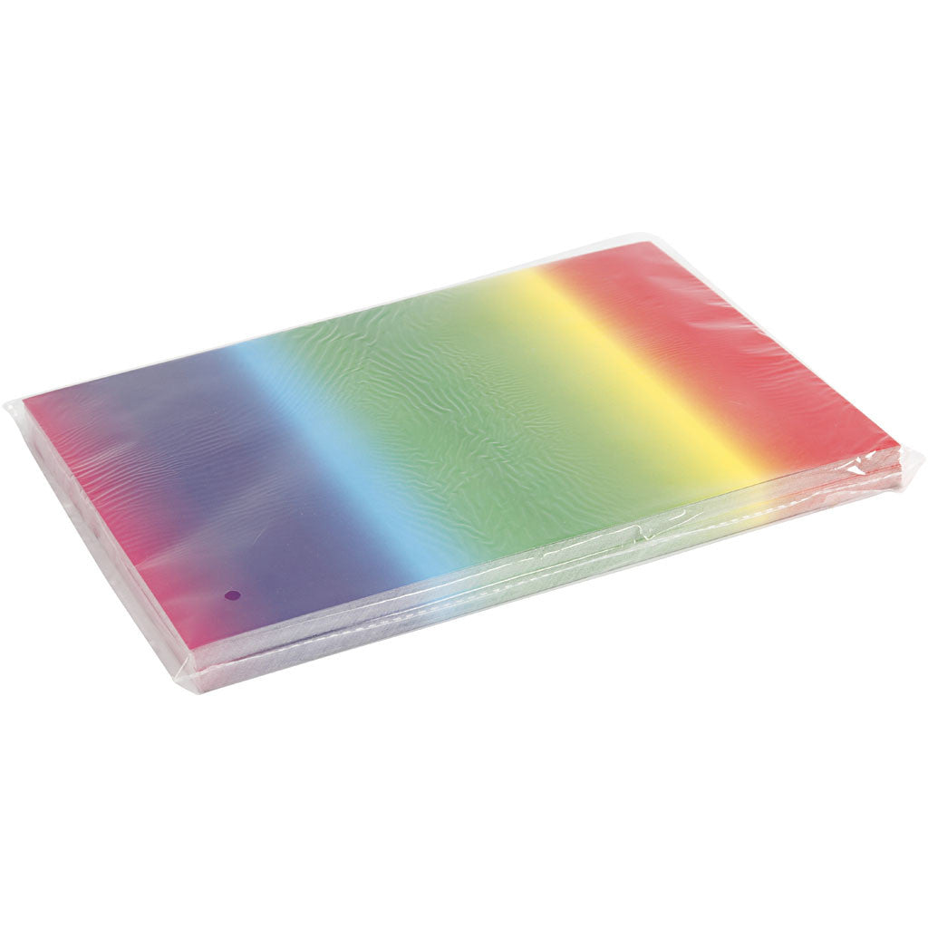 Regenbogen-Papier, A4, Blatt 210x297 mm, 180 g, 100 Bl./ 1 Pck [HOB-22983]