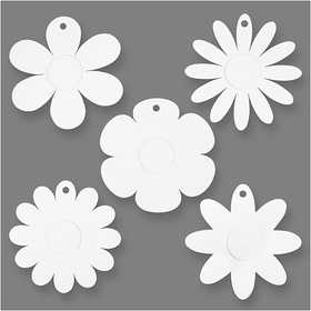 Blumen, D 20 cm, 400 g, Weiß, 5x3 Stk/ 1 Pck [HOB-233130]