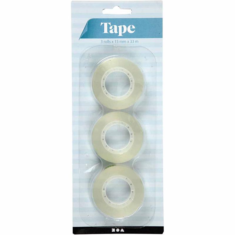 Klebeband, B 15 mm, 20x33 m/ 1 Pck [HOB-24604]