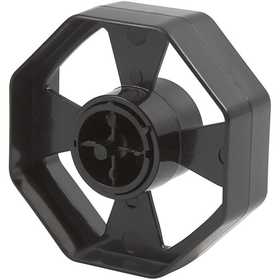Rollenkern für Tischabroller, B 25 mm, D 7,5 cm, Schwarz, 1 Stk [HOB-24607]