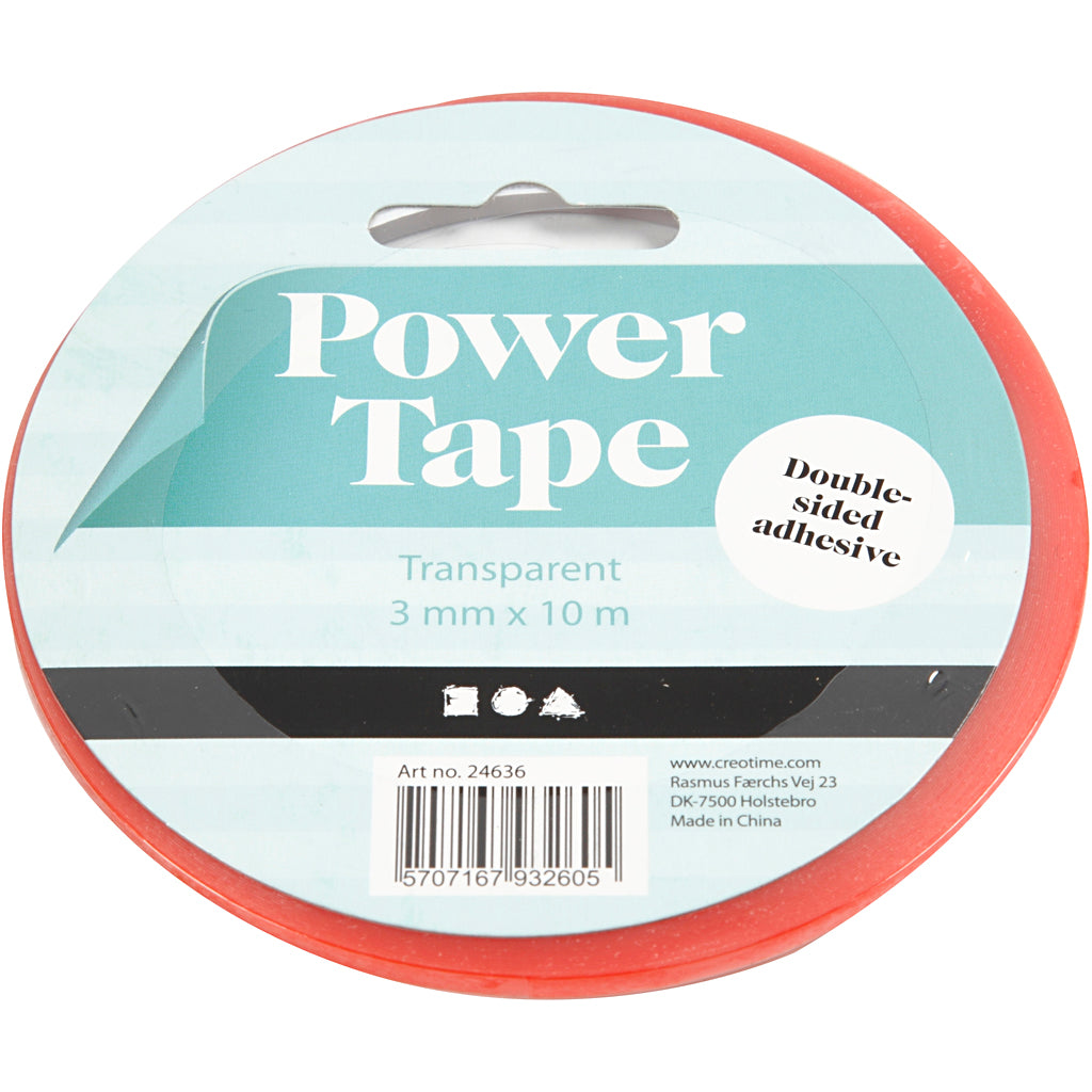 Power Tape, B 3 mm, 10 m/ 1 Rolle [HOB-24636]