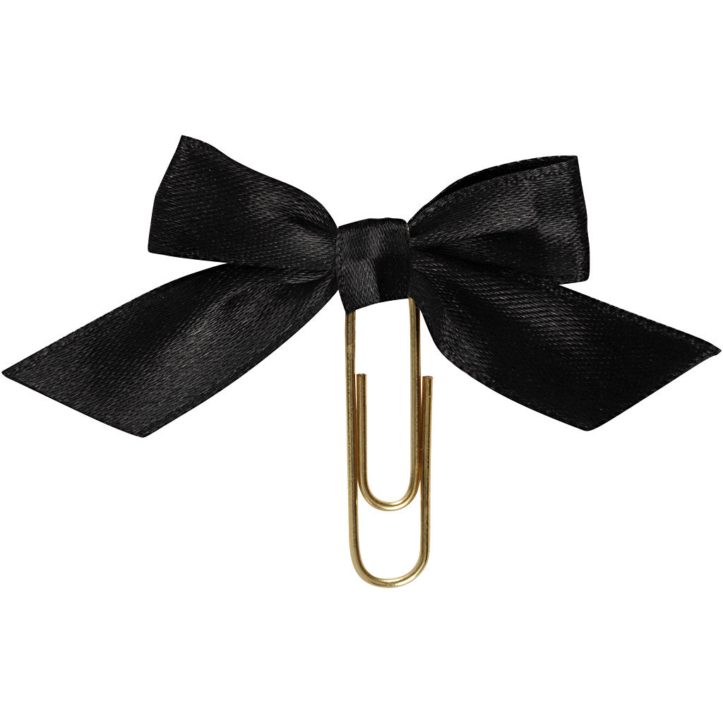 Metallklammern, Größe 40x70 mm, Schwarz, 5 Stk/ 1 Pck [HOB-247102]