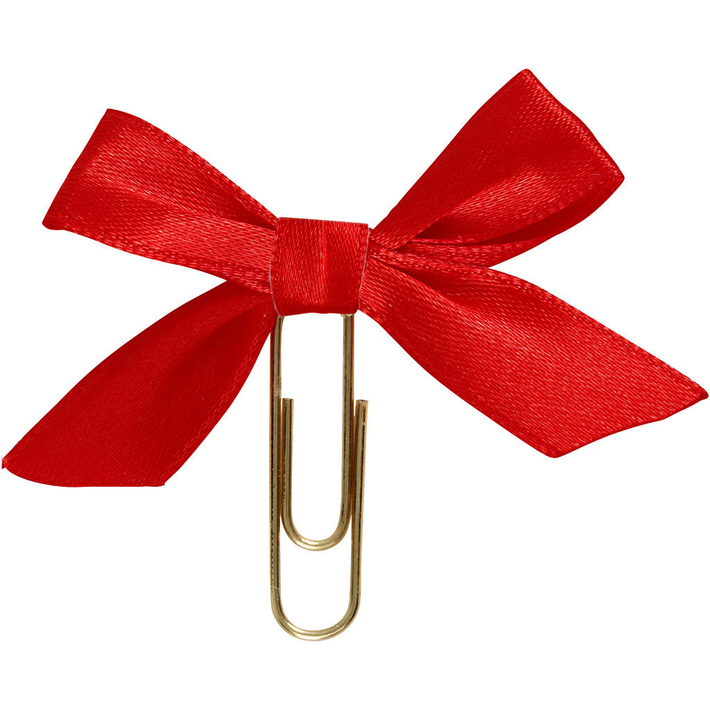 Metallklammern, Größe 40x70 mm, Rot, 5 Stk/ 1 Pck [HOB-247103]