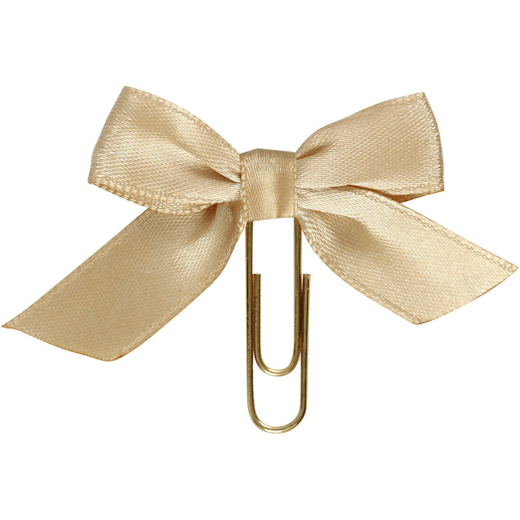 Metallklammern, Größe 40x70 mm, Gold, 5 Stk/ 1 Pck [HOB-247106]