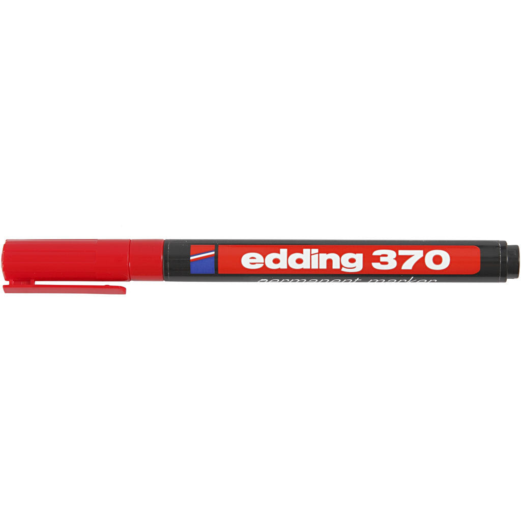 Edding 370 Marker, Strichstärke 1 mm, Rot, 1 Stk [HOB-25006]