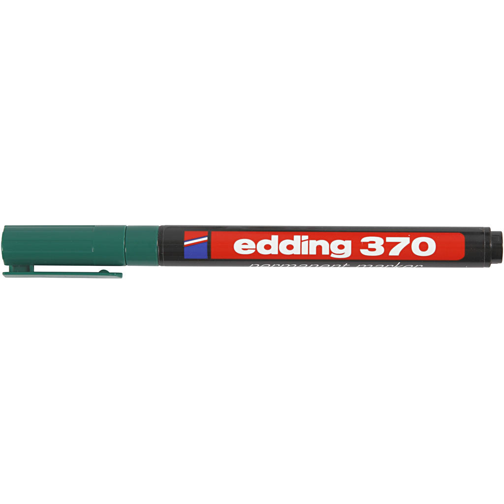 Edding 370 Marker, Strichstärke 1 mm, Grün, 1 Stk [HOB-25007]