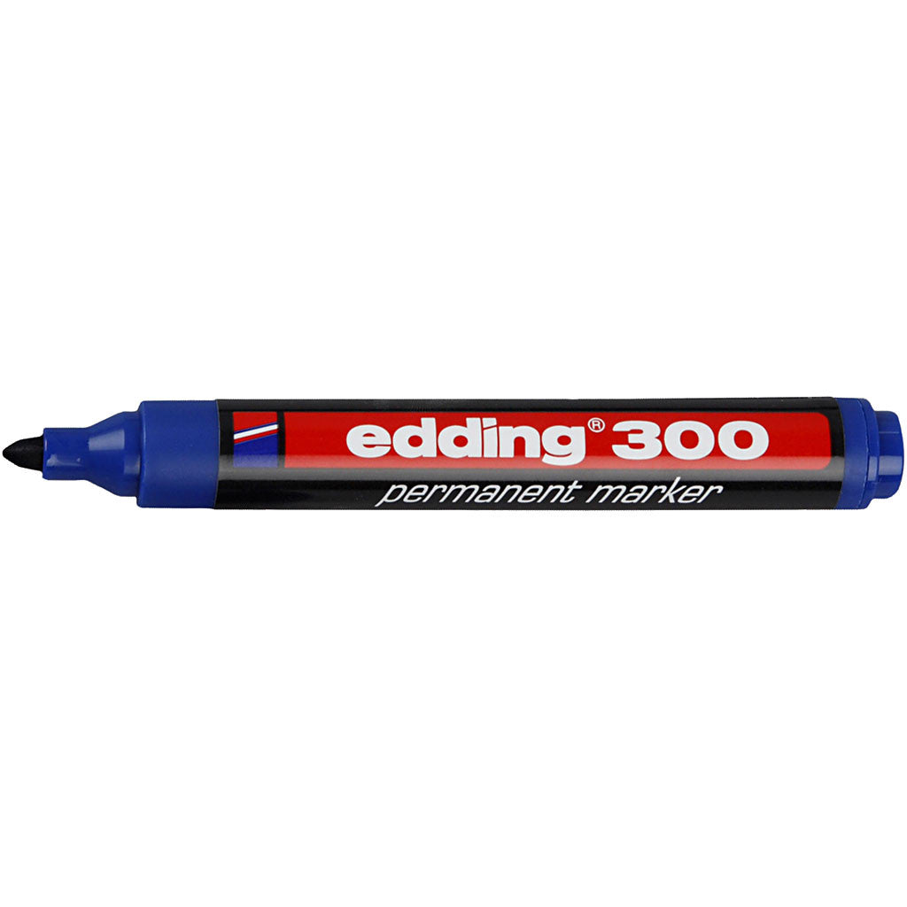 Edding 300 Marker, Strichstärke 1,5-3 mm, Blau, 1 Stk [HOB-25023]