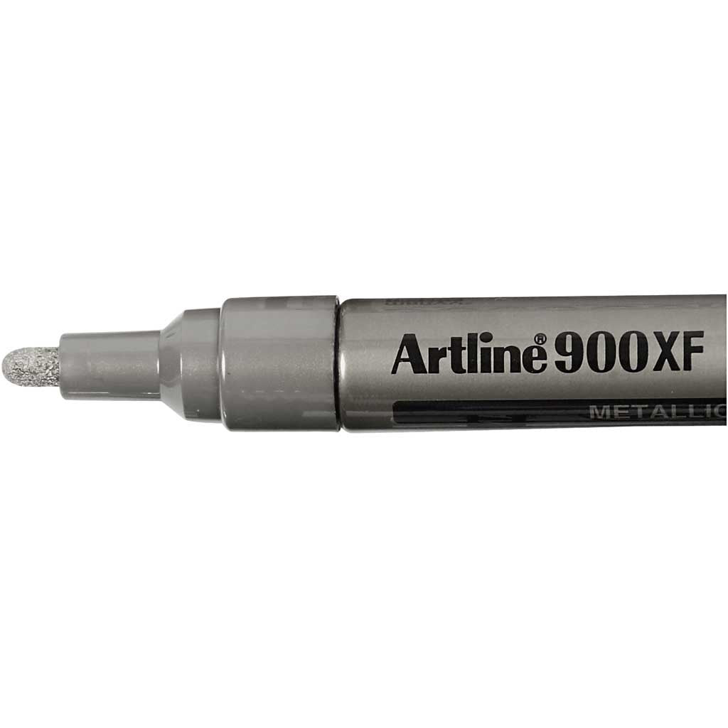 Permanent-Marker, Strichstärke 2,3 mm, Silber, 1 Stk [HOB-25040]