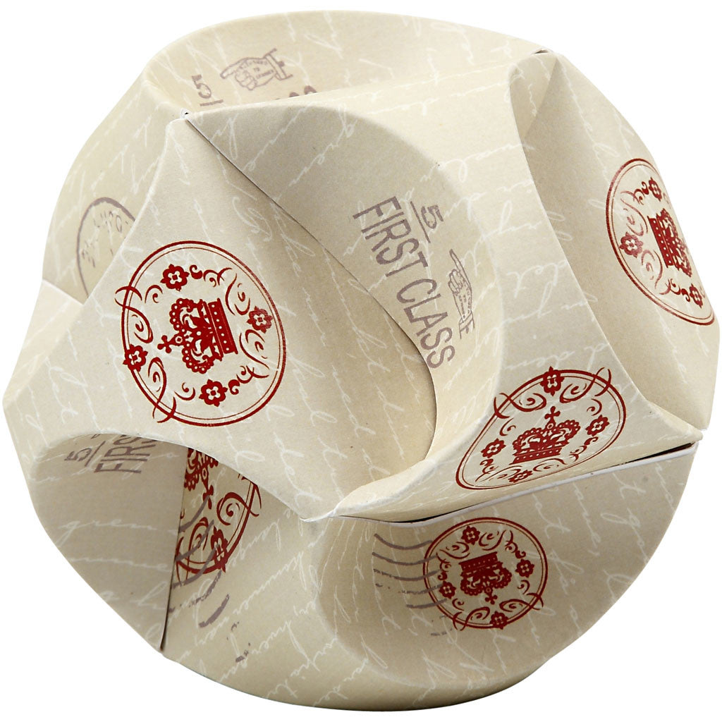 Click Ornaments, D 9 cm, Größe 5,5x28,4 cm, 9 Set/ 1 Pck [HOB-25121]