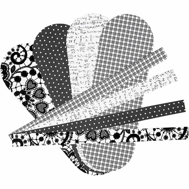 Flechtherzen, Größe 14,5x10 cm, 120 g, 8 Set/ 1 Pck [HOB-25153]