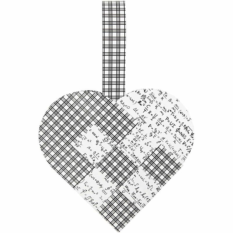 Flechtherzen, Größe 14,5x10 cm, 120 g, 8 Set/ 1 Pck [HOB-25153]