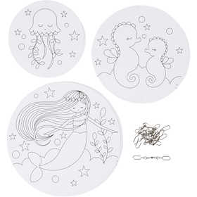 Mobile mit Motivdruck, D 12+15+18 cm, 300 g, 3 Set/ 1 Pck [HOB-25456]