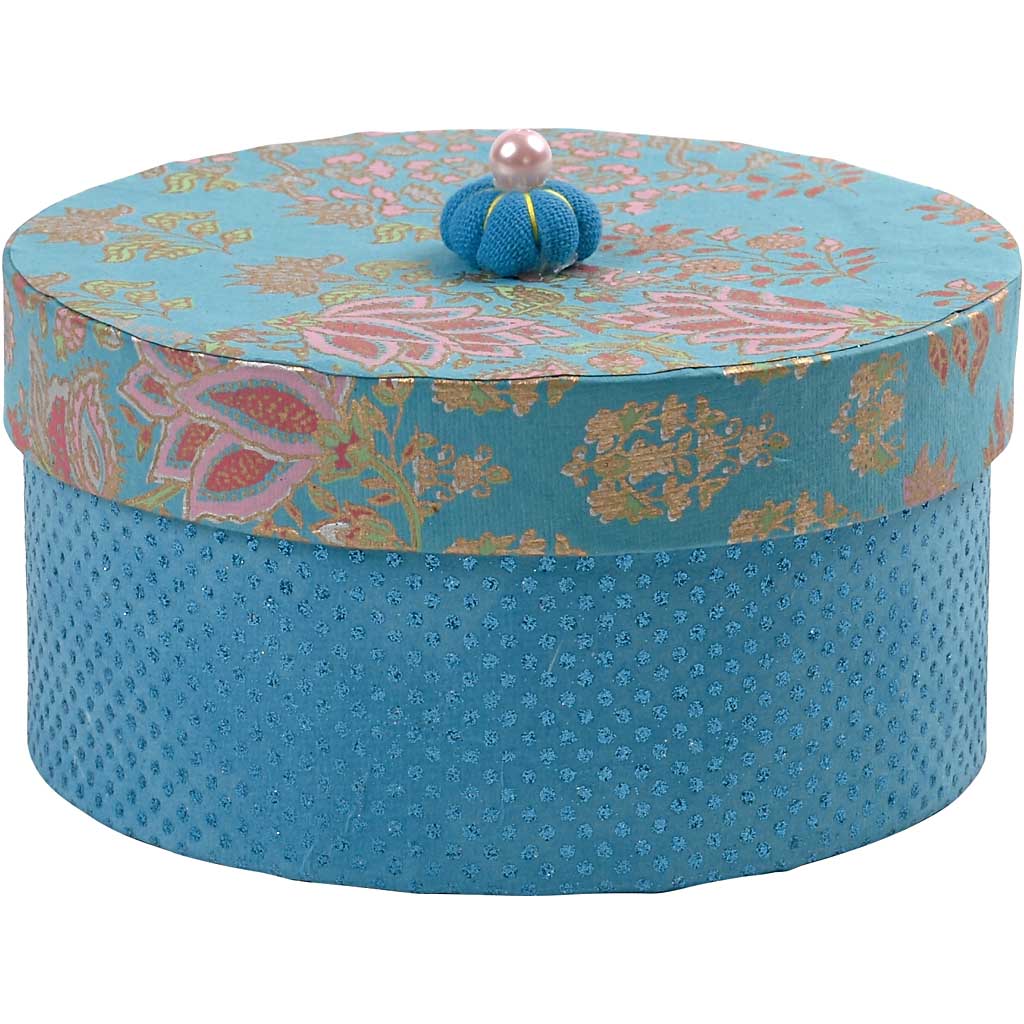 Runde Schachteln , H 5+6,5+7,5 cm, D 10+13+16 cm, 3 Stk/ 1 Set [HOB-263700]