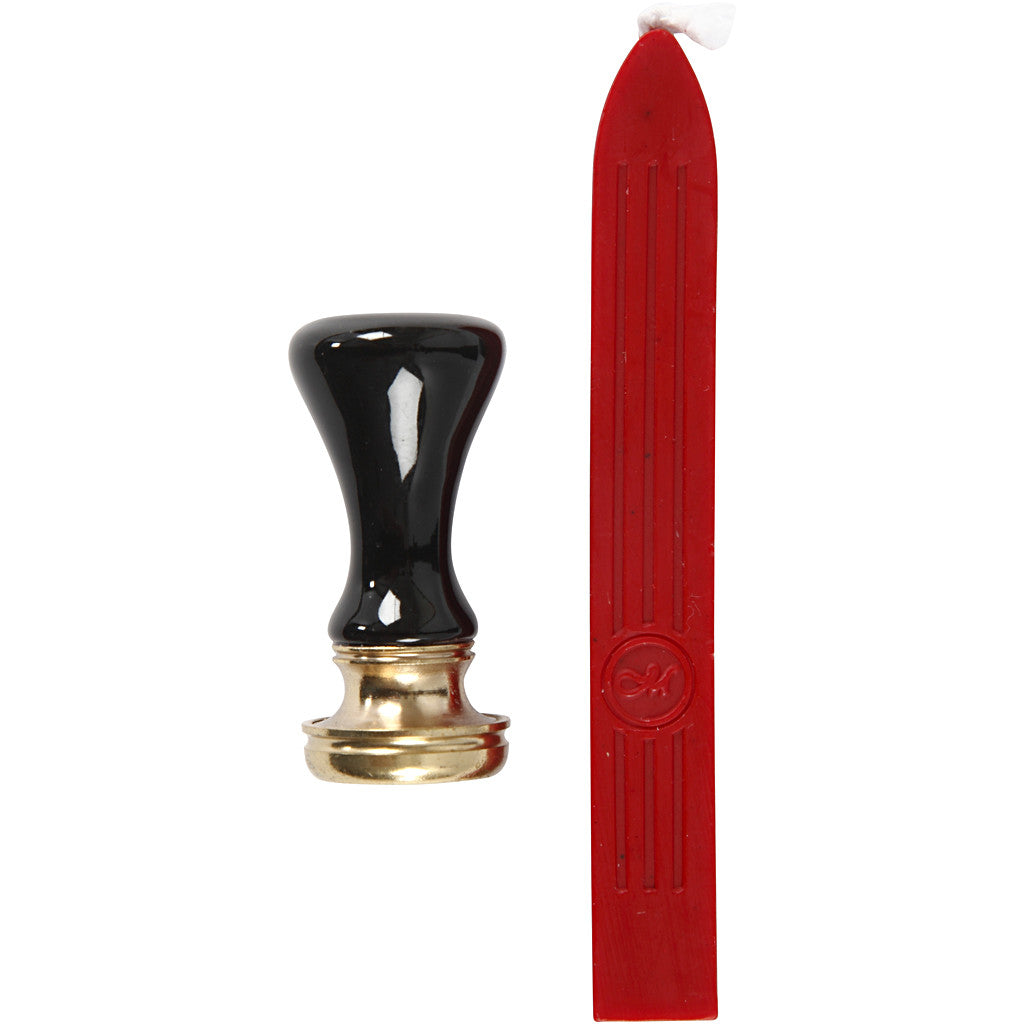 Lack & Siegel Starterset, D 17 mm, Rot, 1 Set [HOB-270281]