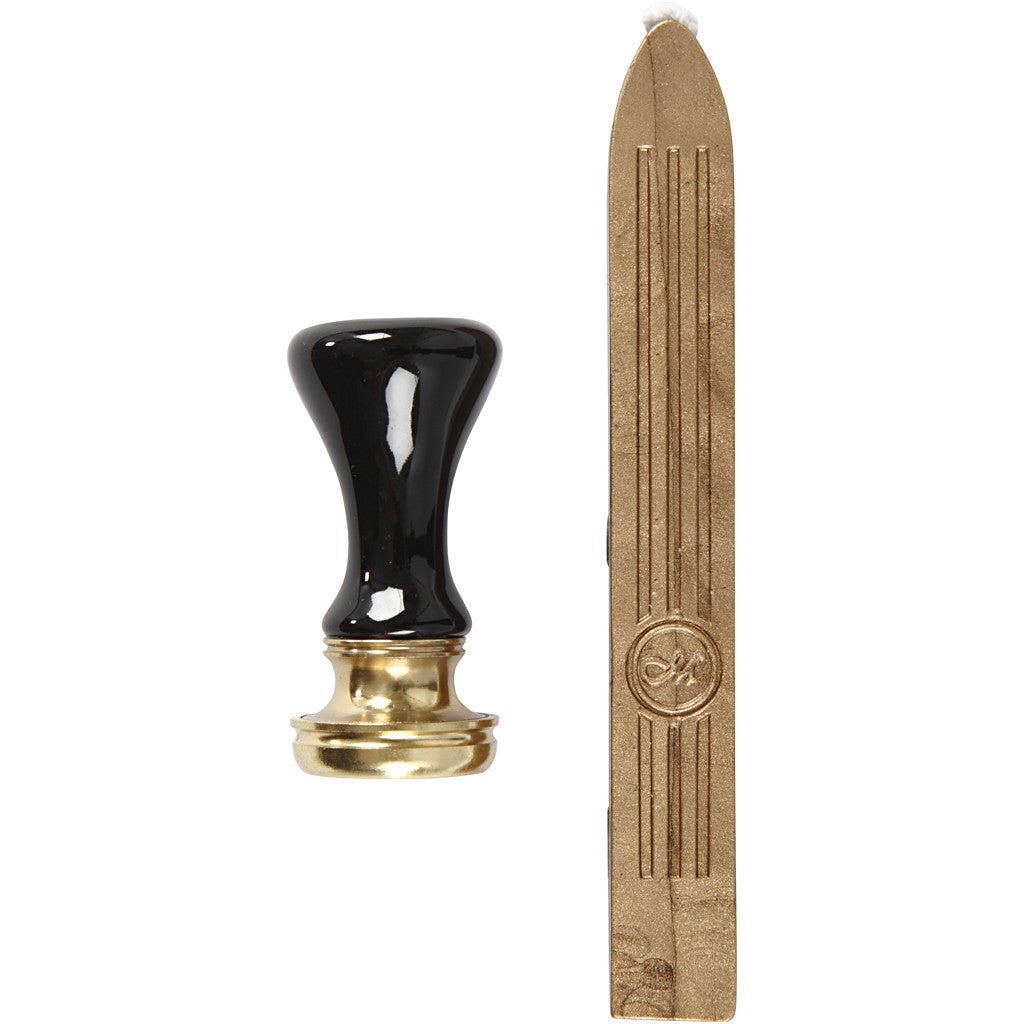 Lack & Siegel Starterset, D 17 mm, Gold, 1 Set [HOB-270282]