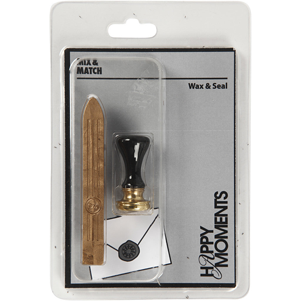 Lack & Siegel Starterset, D 17 mm, Gold, 1 Set [HOB-270282]