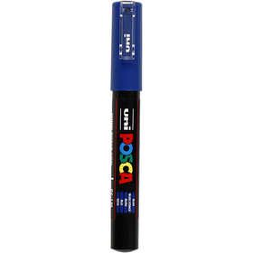 Posca Marker , Nr. PC-1M, Strichstärke 0,7 mm, extrafein, Blau, 1 Stk [HOB-273041]