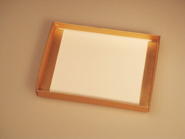 Pappschachteln Gold 9.5x2.5x13.7cm (25 Stück) [GD31]