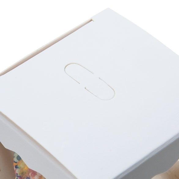 Pappschachteln Weiß mit 3 Fenstern 5x5x5cm (25 Stück) [WGWG347]