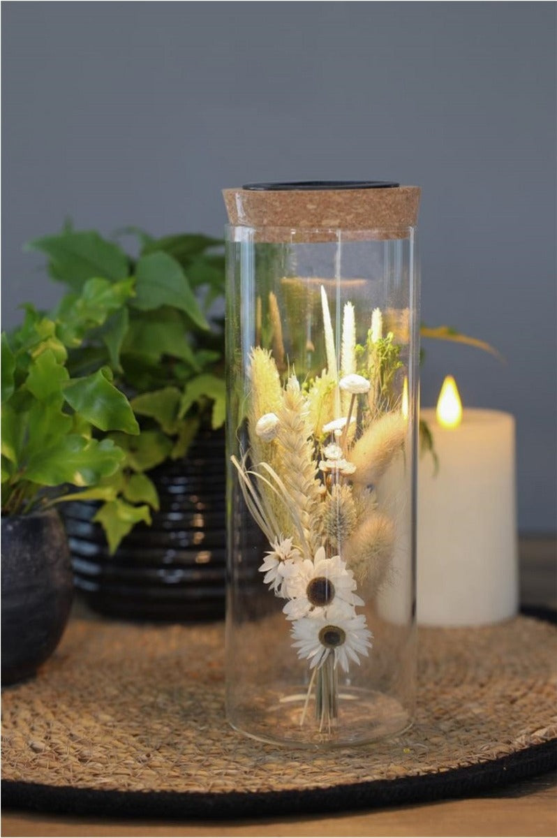 Reagenzglas Ø8 h: 23 cm m. Solar-Kork-Deckel (1 st) [IFS-30174]