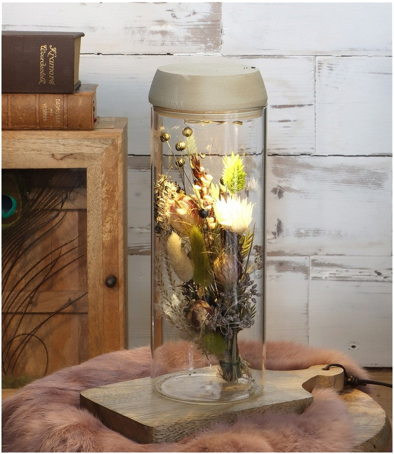 Reagenzglas Ø8 h: 23 cm m. Solar-Kork-Deckel (1 st) [IFS-30174]