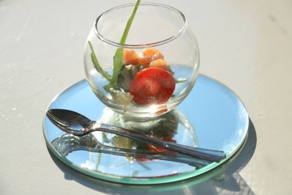 Runde Spiegelplatte Ø12cm mit Schrägkanten (1 Stück) [IFS-30198]