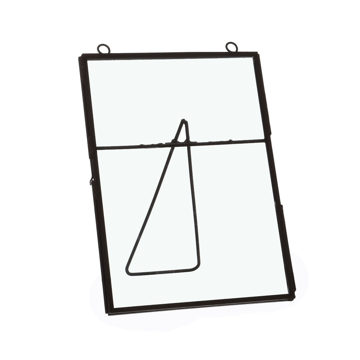 Frame for dried flowers etc. black 18cm high (4 pcs.)