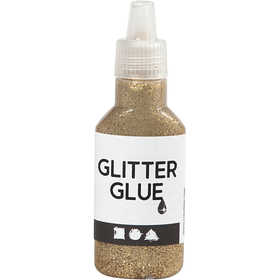 Glitzerkleber, Gold, 25 ml/ 1 Fl. [HOB-318210]