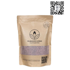 Pearlsand-Kerze 400 g Lavendelgrau (6 Stück) [IFS-32722]
