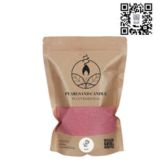 Pearlsand-Duftkerze 400 g Rose (6 Stück) [IFS-32914]
