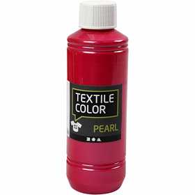 Textilfarbe, Perlmutt, Pink, 250 ml/ 1 Fl. [HOB-33716]