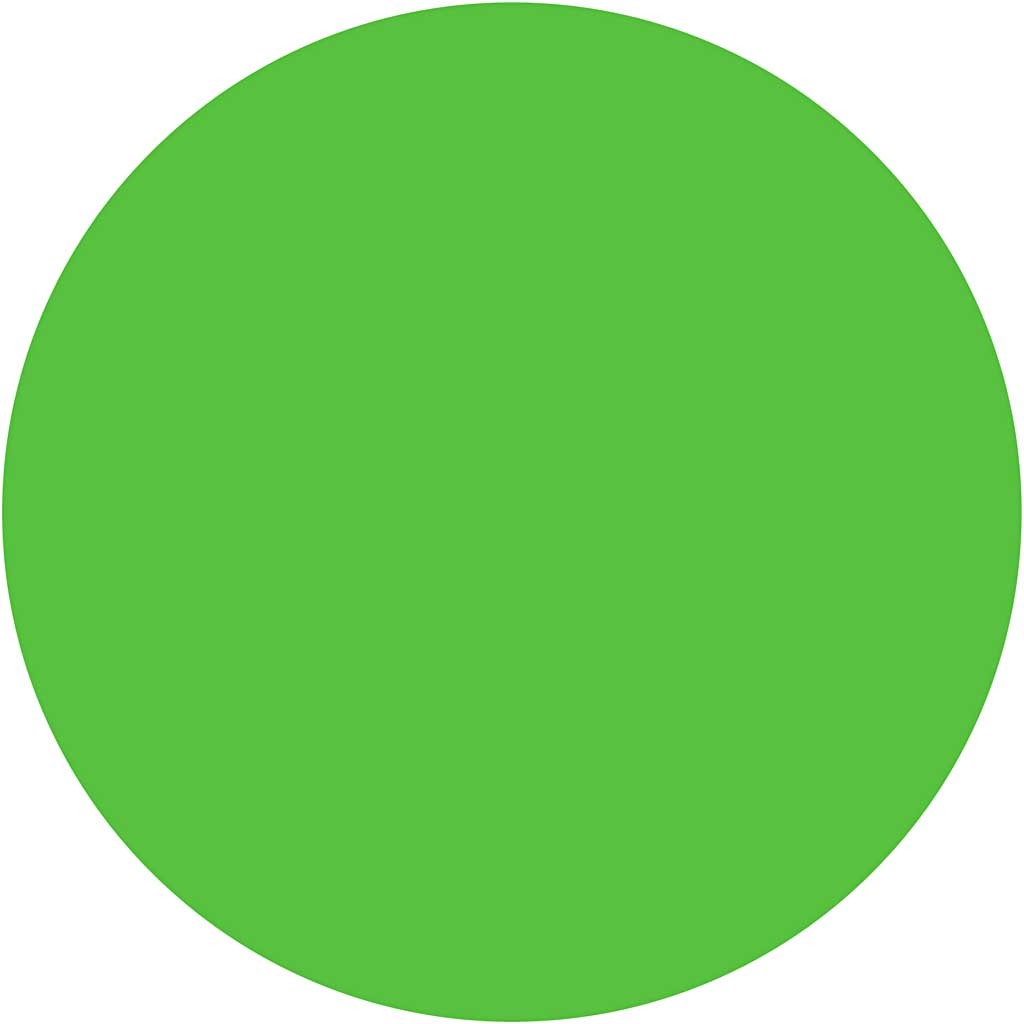 Wasserfarben, H 16 mm, D 44 mm, Grün, 6 Stk/ 1 Pck [HOB-34483]