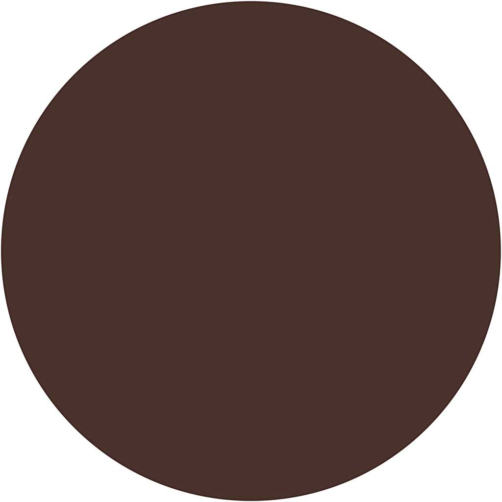 Wasserfarben, H 16 mm, D 44 mm, Braun, 6 Stk/ 1 Pck [HOB-34493]