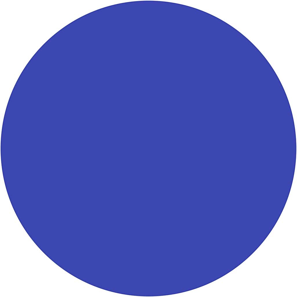 Wasserfarben, H 19 mm, D 57 mm, Blau, 6 Stk/ 1 Pck [HOB-34581]