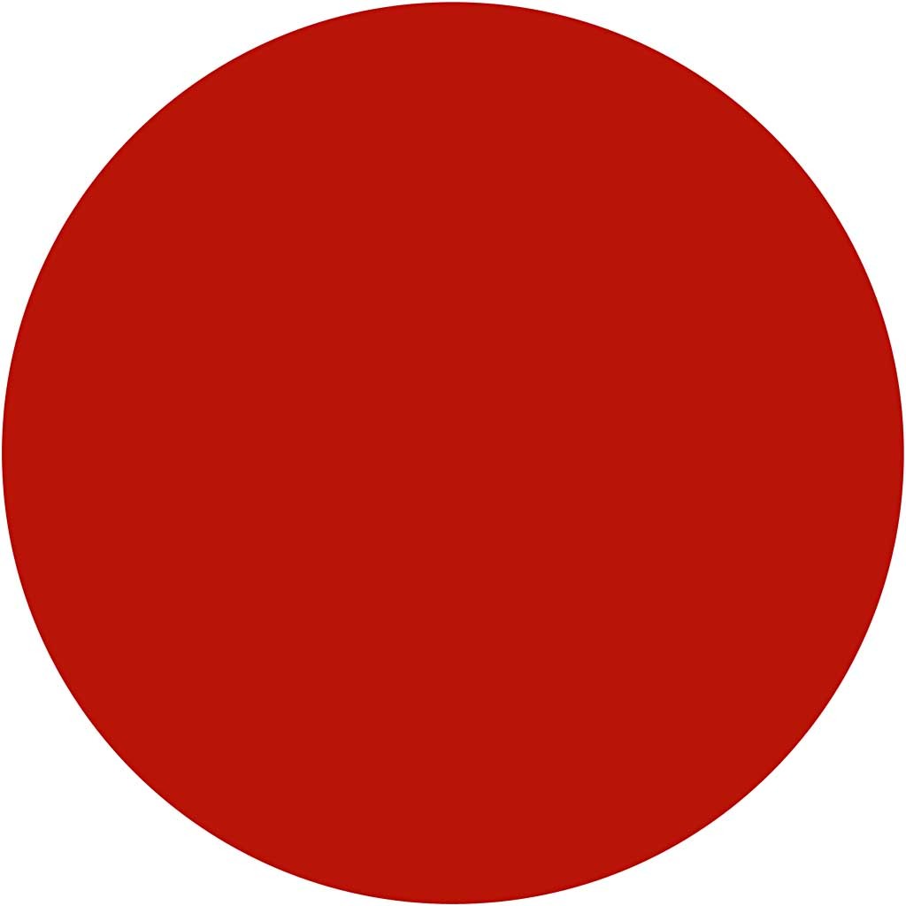 Wasserfarben, H 19 mm, D 57 mm, Rot, 6 Stk/ 1 Pck [HOB-34585]