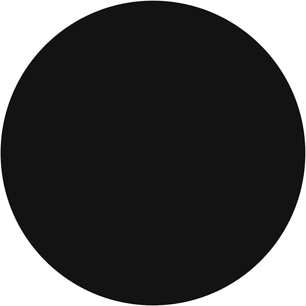 Wasserfarben, H 19 mm, D 57 mm, Schwarz, 6 Stk/ 1 Pck [HOB-34588]