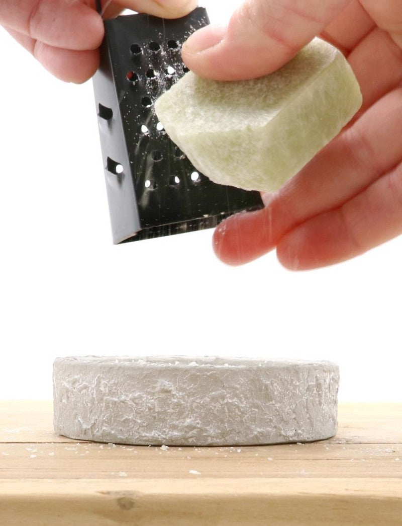 Zementwachsschale hellgrau Ø8 x H2 cm (12 Stück) [IFS-36050]