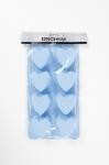 Silikonform, Herzen, H 3,5 cm, L 7 cm, B 6 cm, 100 ml, 1 Stk [HOB-37134]