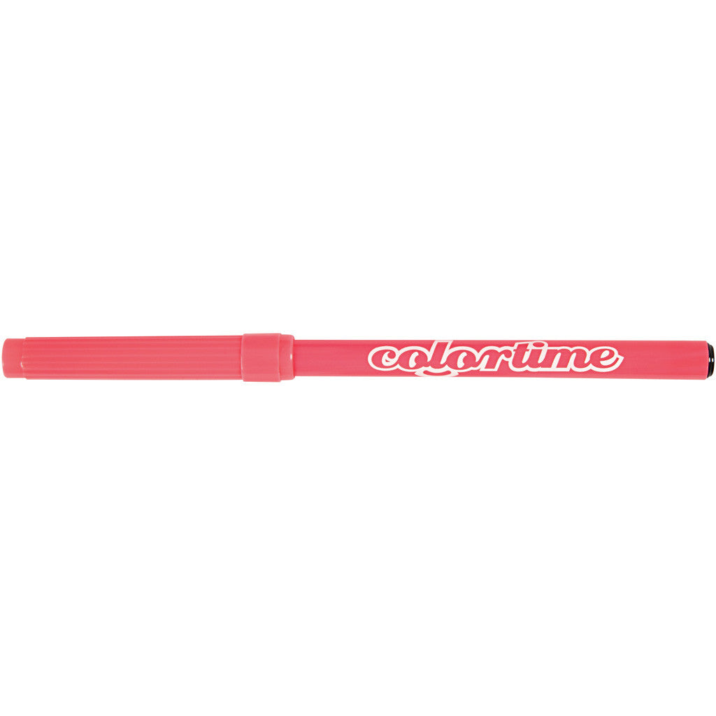 Colortime Marker, Strichstärke 2 mm, Pink, 18 Stk/ 1 Pck [HOB-373539]