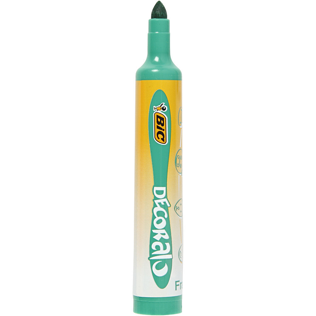 BIC Decoralo Jumbo-Filzstifte, Strichstärke 4 mm, Sortierte Farben, 30 Stk/ 1 Dose [HOB-37595]