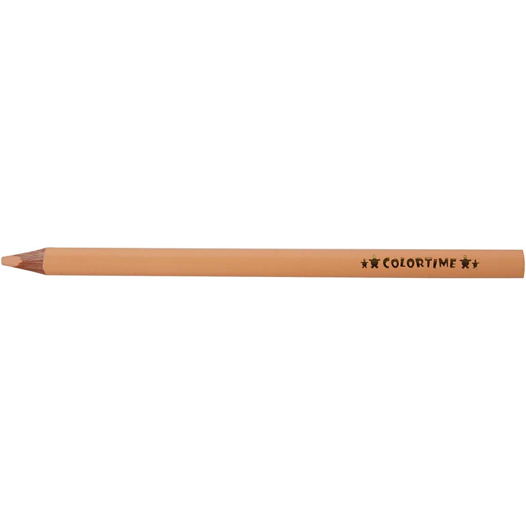 Colortime Buntstifte, L 17,45 cm, Mine 5 mm, JUMBO, Hellbeige, 12 Stk/ 1 Pck [HOB-38174]