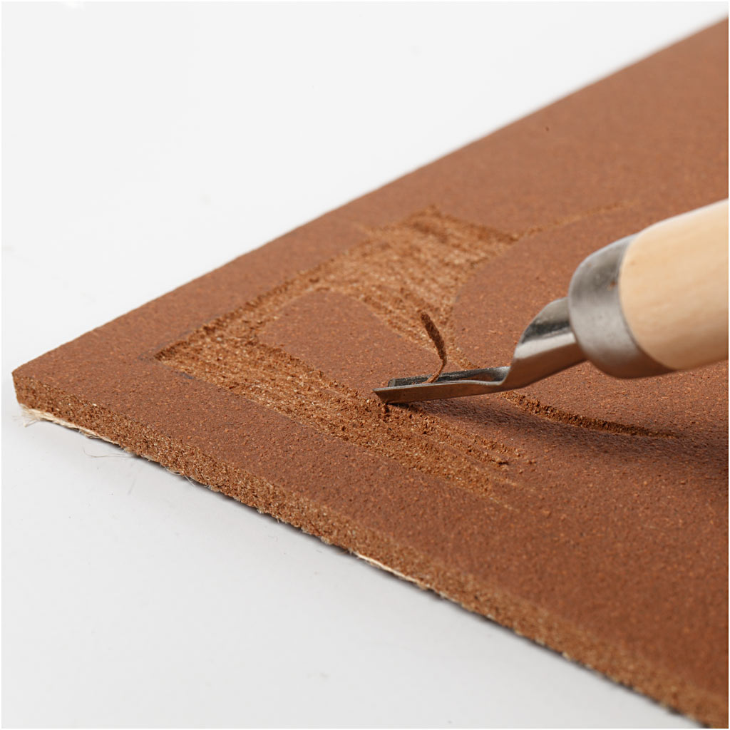 Linoleum-Schneideset, 5 sort./ 1 Set [HOB-38230]