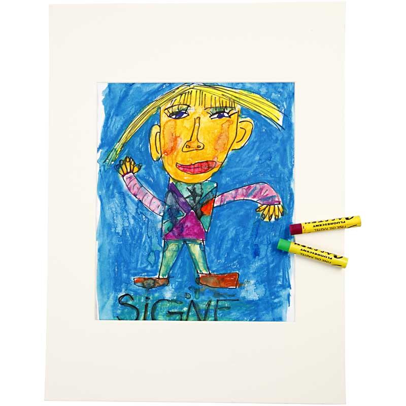 Gallery Aquarell-Kreide, L 9,3 cm, Sortierte Farben, 24 Stk/ 1 Pck [HOB-38285]