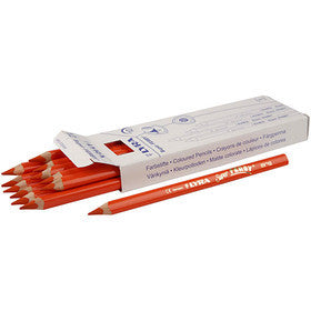 Super Ferby 1 Buntstifte, L 18 cm, Mine 6,25 mm, Orange, 12 Stk/ 1 Pck [HOB-38354]