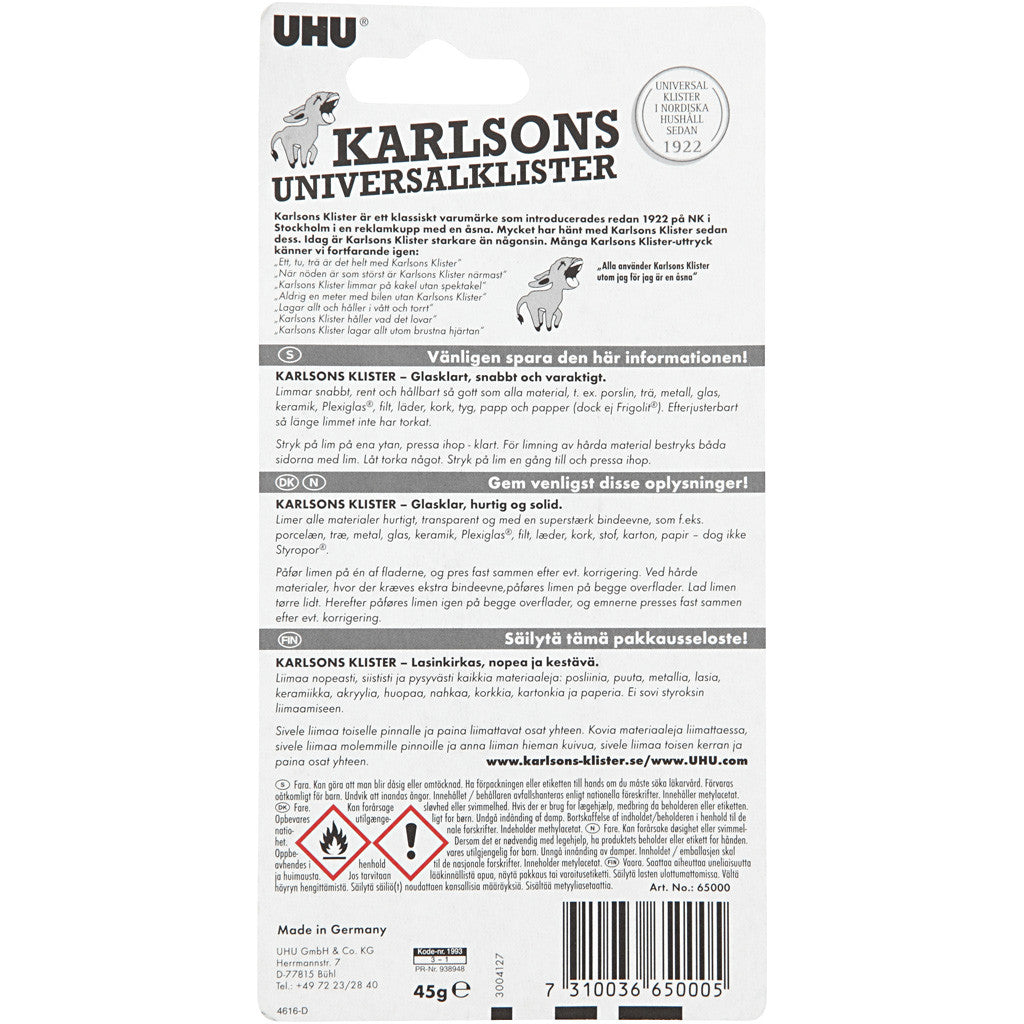 UHU Karlsons Kleber, 45 g/ 1 Pck [HOB-39082]