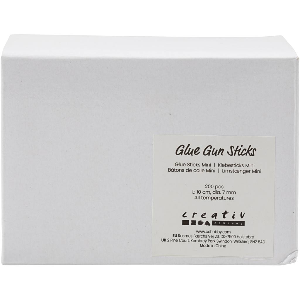 Klebesticks Mini, L 10 cm, D 7 mm, 200 Stk/ 1 Pck [HOB-391365]