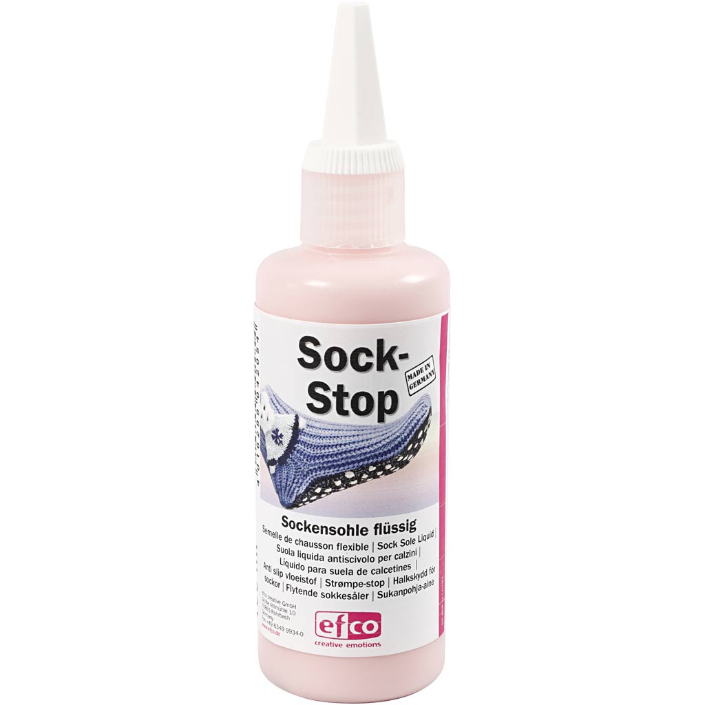 Sock-Stop Slip Prevention, light red, 100 ml/ 1 bottle